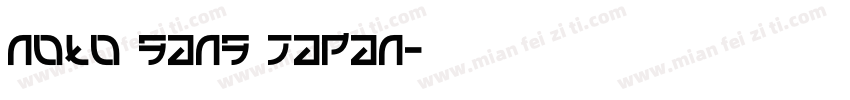 noto sans japan字体转换